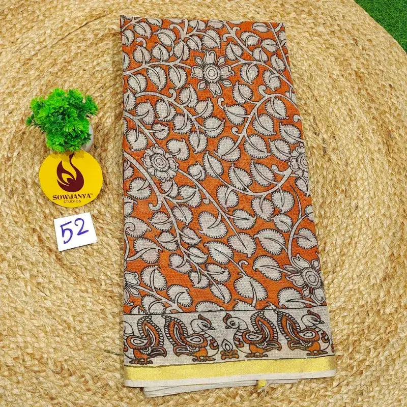 ORIGINAL PEDANA Kalamkari KOTA Cotton Sarees - BLEND52