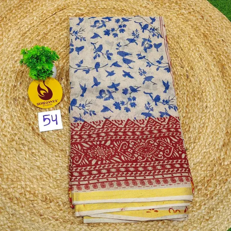 ORIGINAL PEDANA Kalamkari KOTA Cotton Sarees - BLEND54