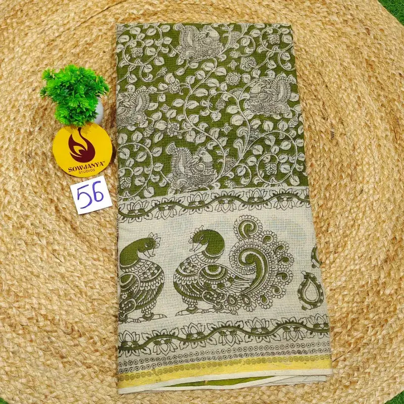 ORIGINAL PEDANA Kalamkari KOTA Cotton Sarees - BLEND56