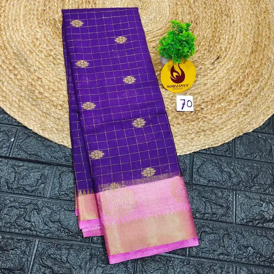 Premium Quality Mysore Crepe Sarees - MYSORE070