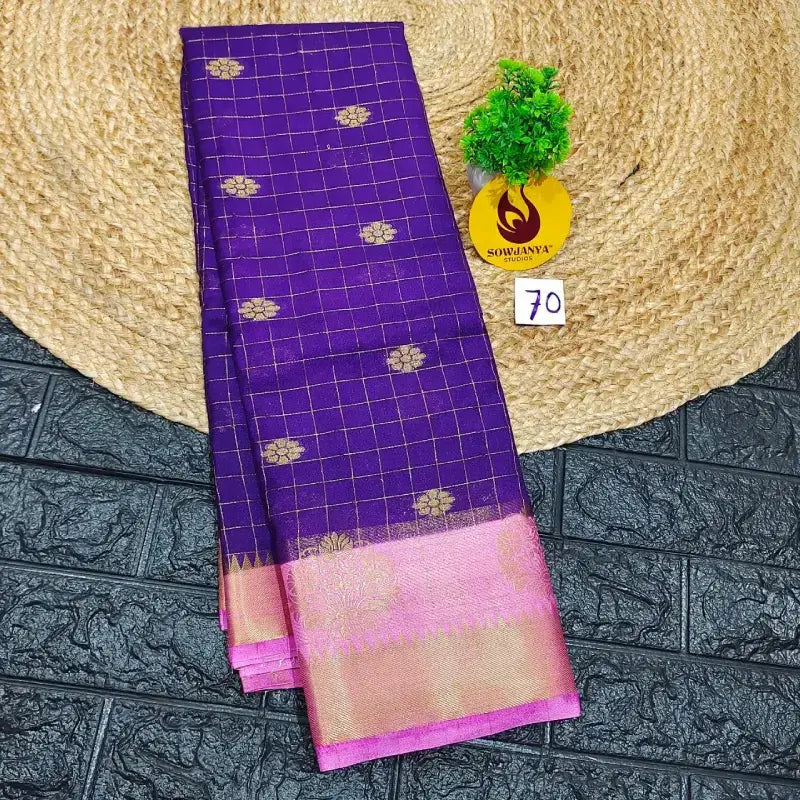 Premium Quality Mysore Crepe Sarees - MYSORE070
