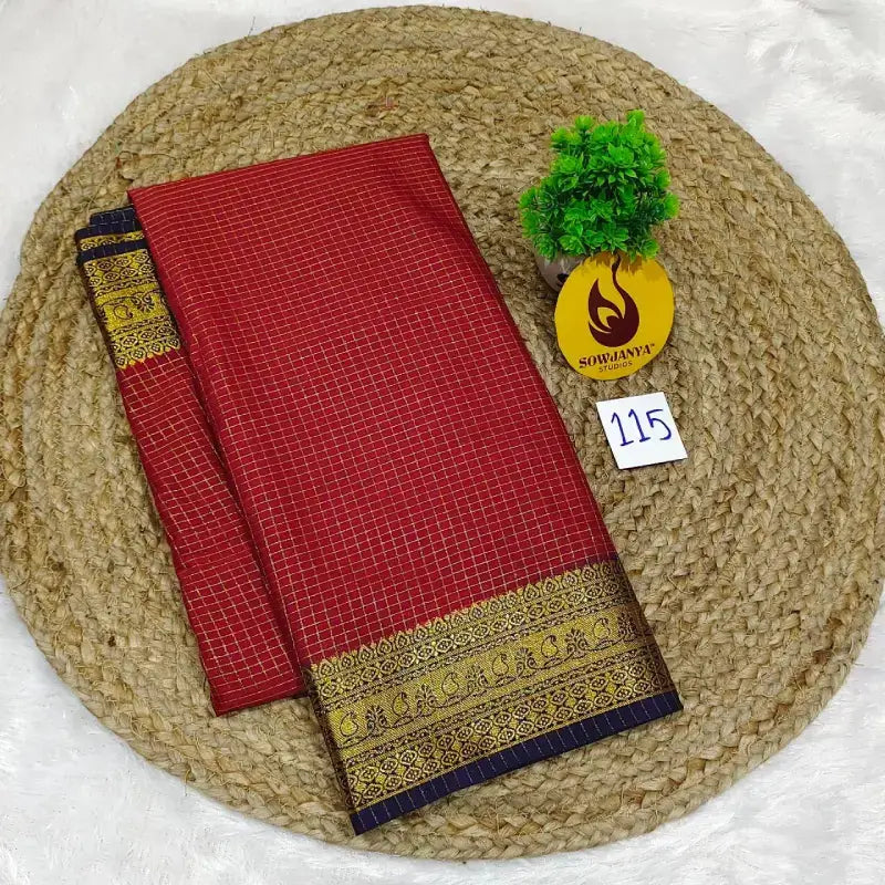 Premium Quality Mysore Crepe Sarees With Rich Pallu - MYSORE0115