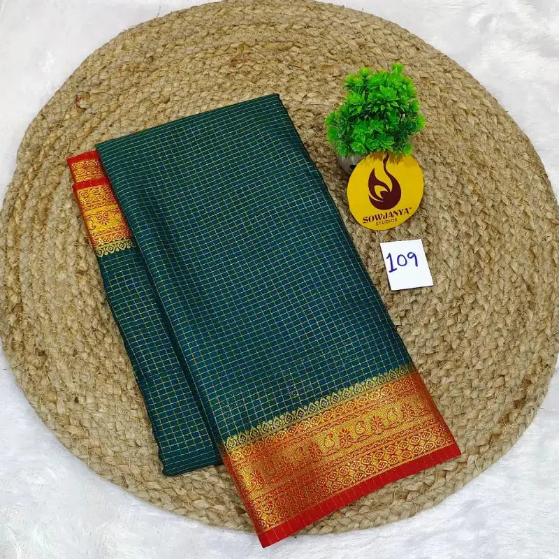 Premium Quality Mysore Crepe Sarees With Rich Pallu - MYSORE0109
