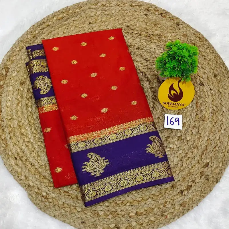Premium Quality Mysore Crepe Sarees  - MYSORE0169