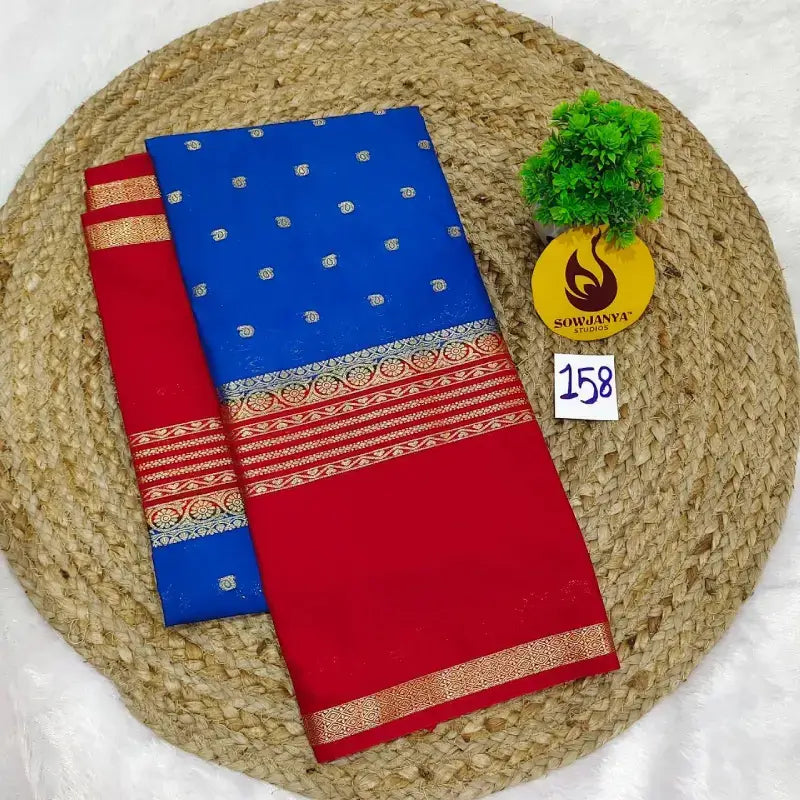 Premium Quality Mysore Crepe Sarees  - MYSORE0158