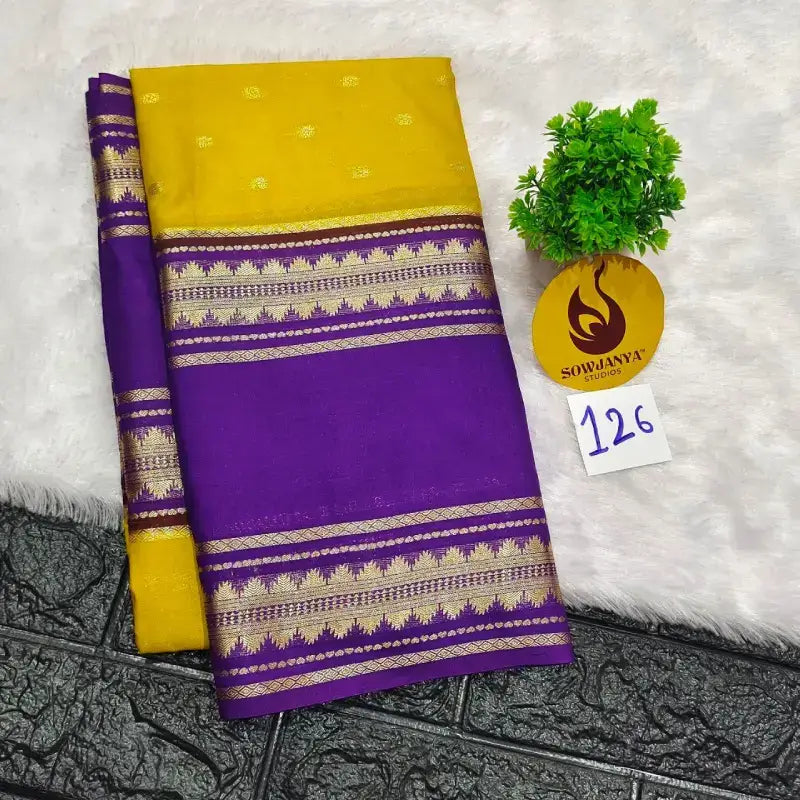 Premium Quality Mysore Crepe Sarees  - MYSORE0126