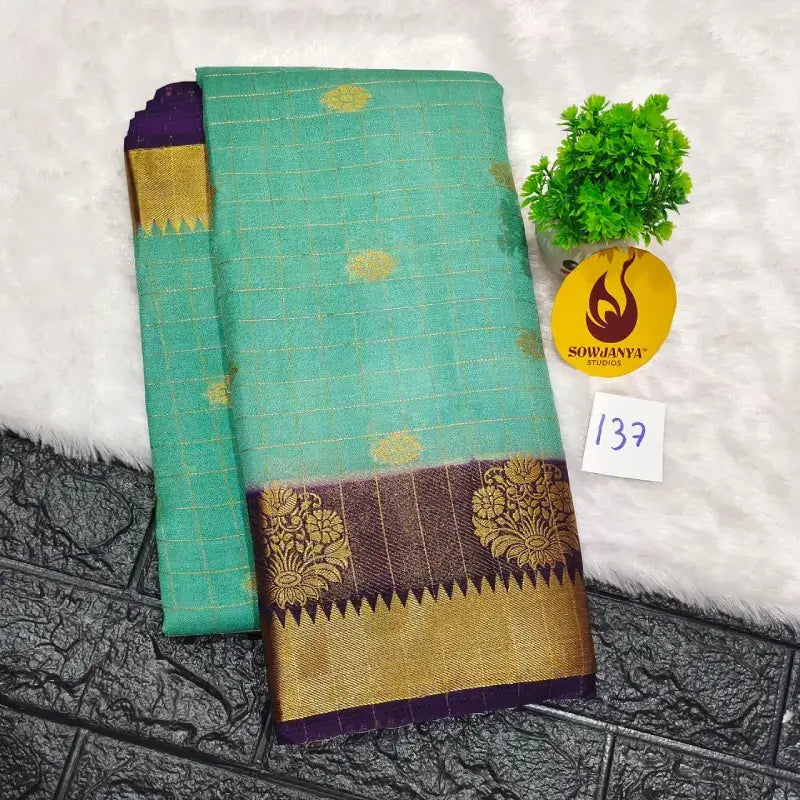 Premium Quality Mysore Crepe Sarees  - MYSORE0137