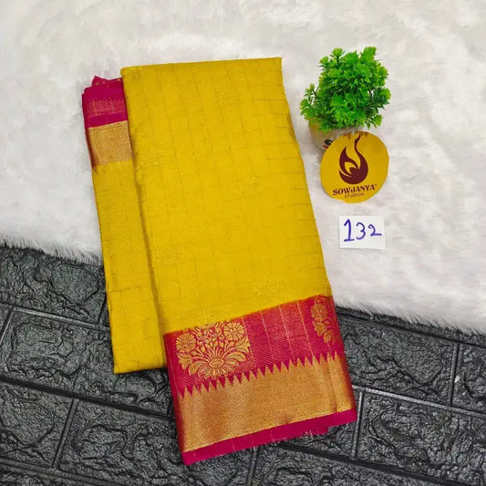 Premium Quality Mysore Crepe Sarees  - MYSORE0132
