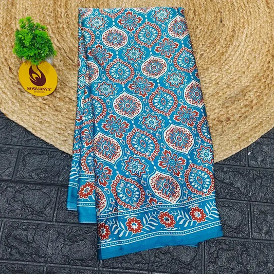 Japan Satin Crape Original Mirror Sarees58 - AJRAK