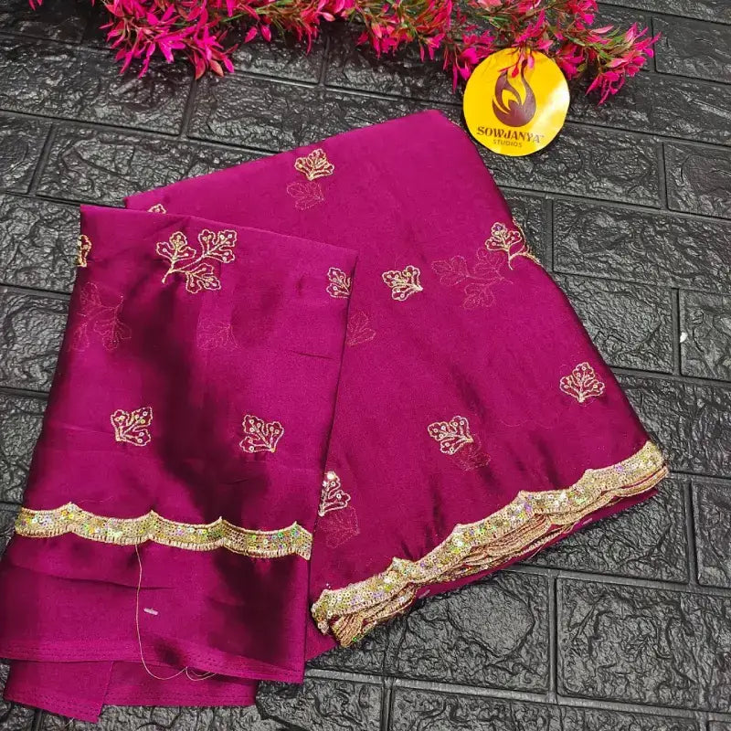 Premium Rangoli Silk Sarees with Zari Emboridery work - YEAR