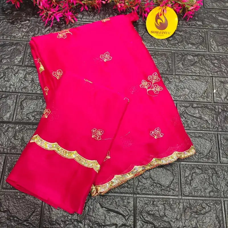 Premium Rangoli Silk Sarees with Zari Emboridery work - YEAR