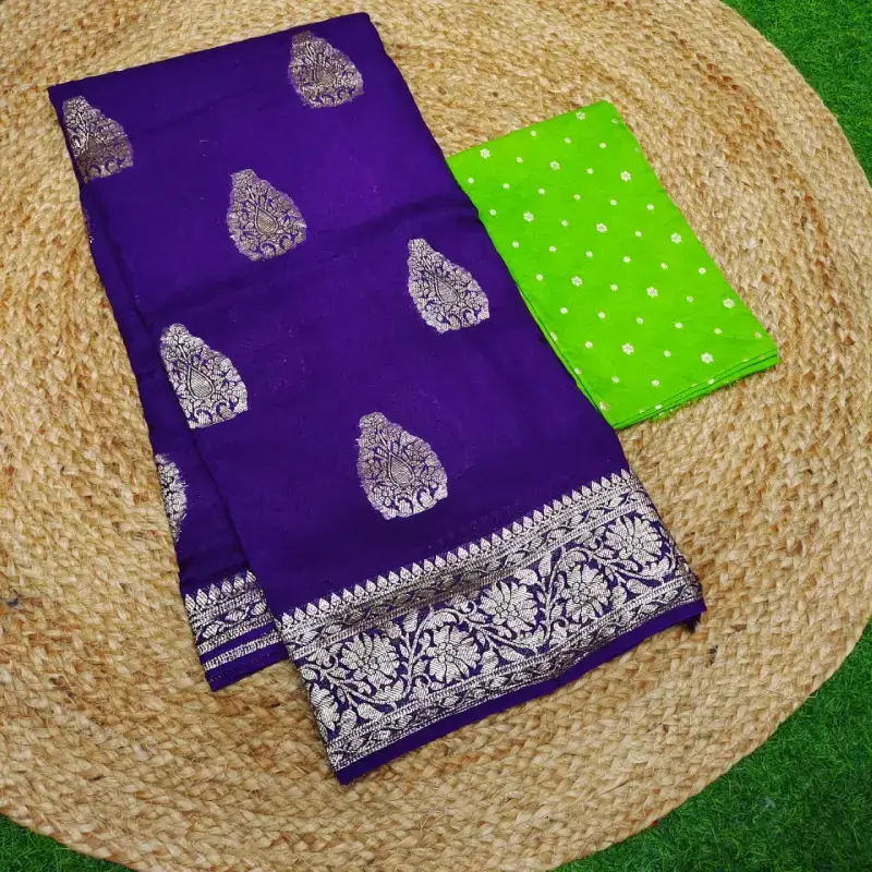 Pure Viscose Georgette Sarees - BACK39