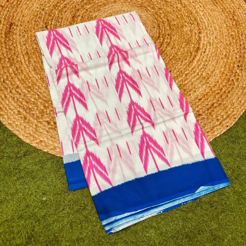 Premium Designer Soft Cotton Sarees - TREAT172