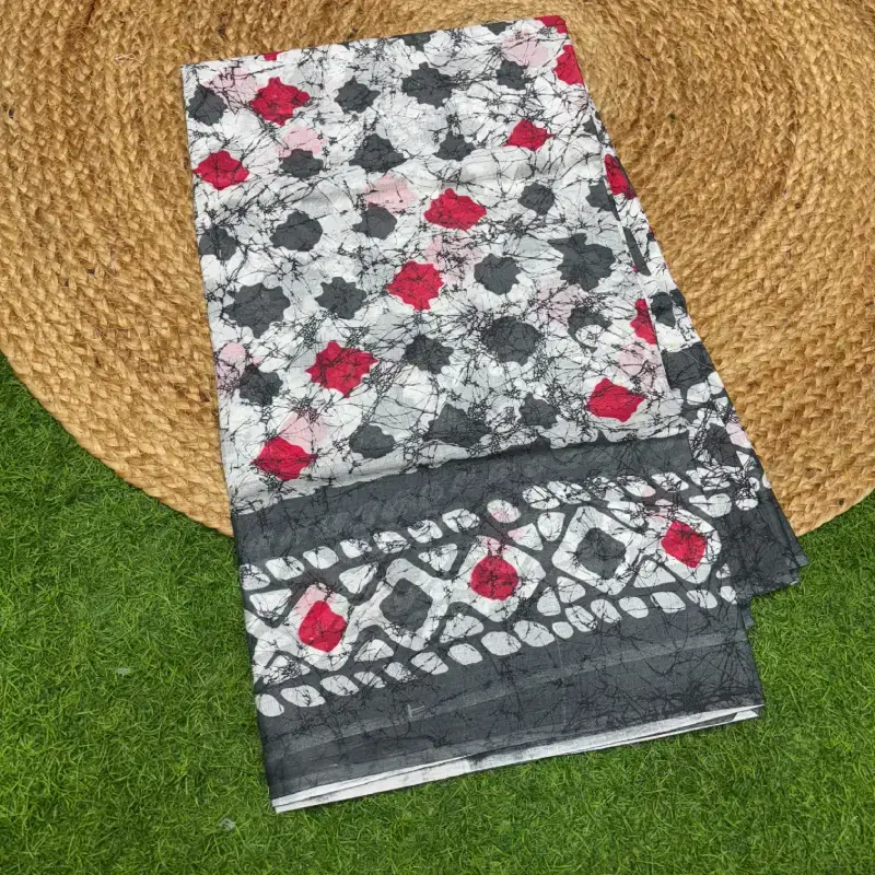Premium Designer Soft Cotton Sarees - TREAT182