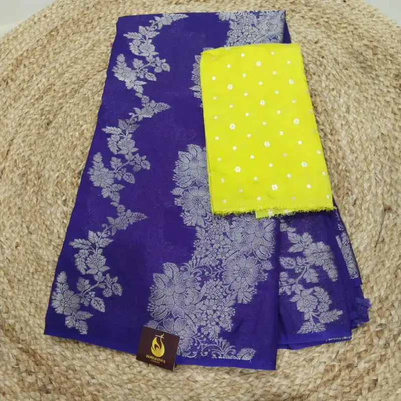Premium Vicose Georgette Sarees - GRAB59