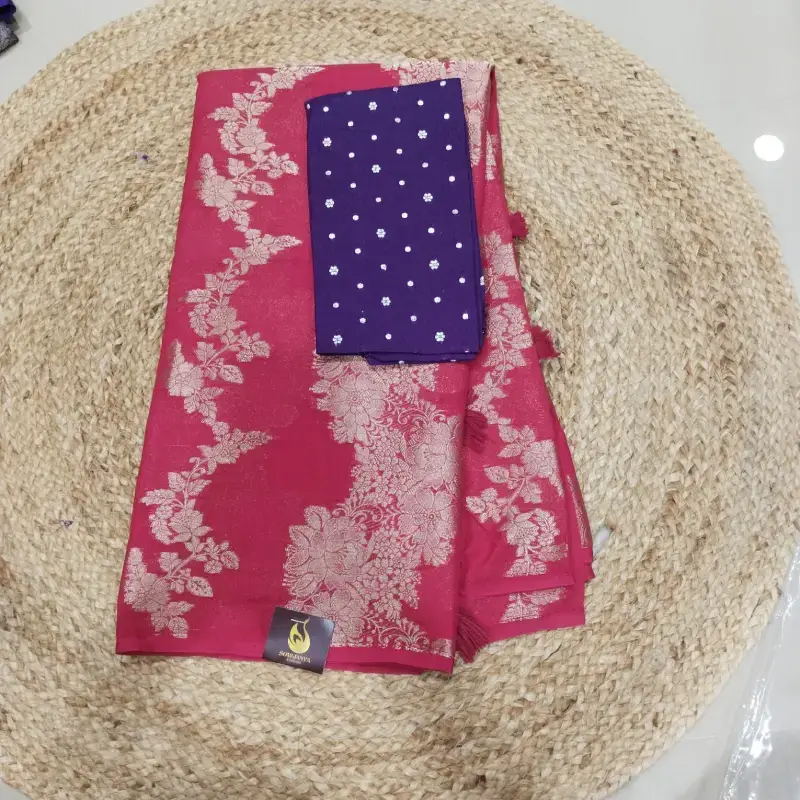 Premium Vicose Georgette Sarees - GRAB60