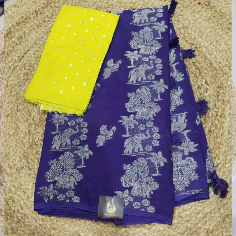 Premium Vicose Georgette Sarees - GRAB55