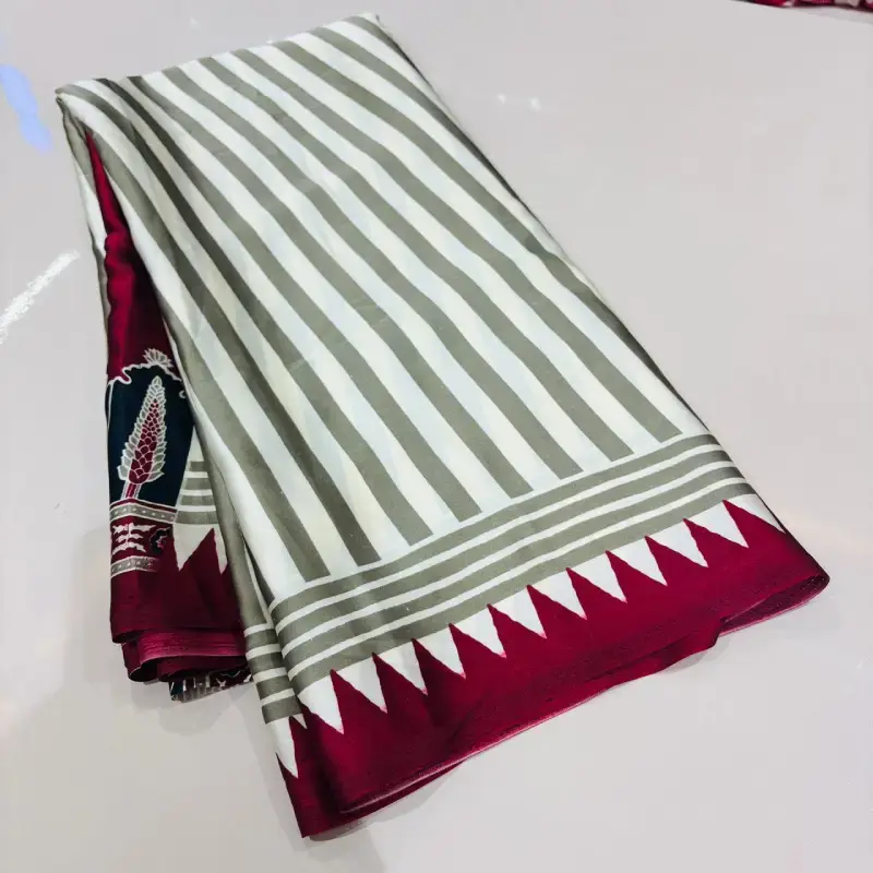Premium Model Silk Ajrakh Sarees - SSALD2