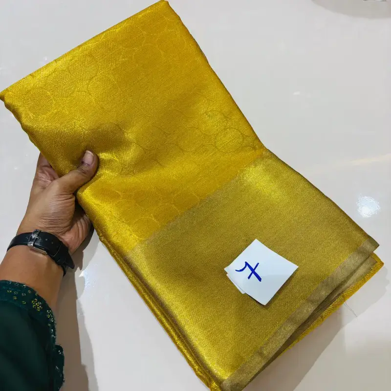 Tissue Pattu Sarees Semi - SSGOLD7