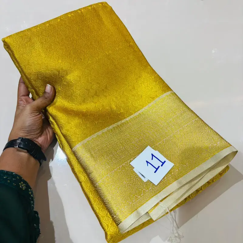 Tissue Pattu Sarees Semi - SSGOLD11