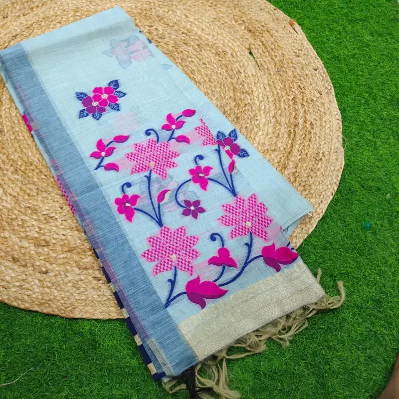 Semi Jamdani Sarees - SSKC1