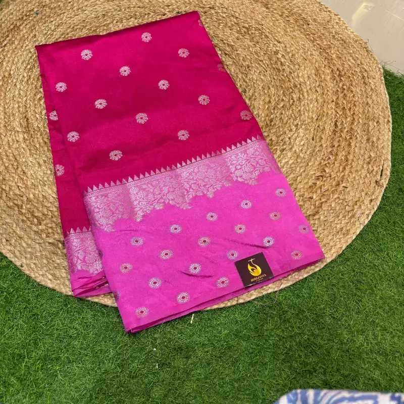Banaras Green Mango Sarees-SSBRZ1