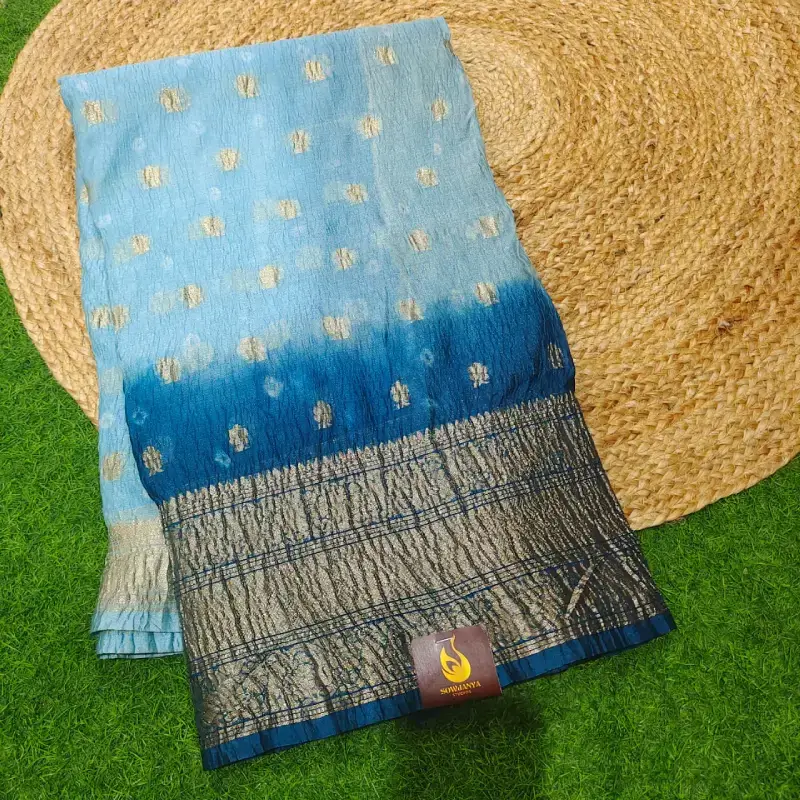 Banaras BANDINI CRUSH  Sarees-SSKMB1