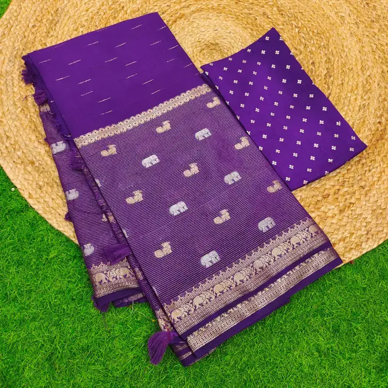 VINTAGE Viscose Georgette Sarees -SSVMG2