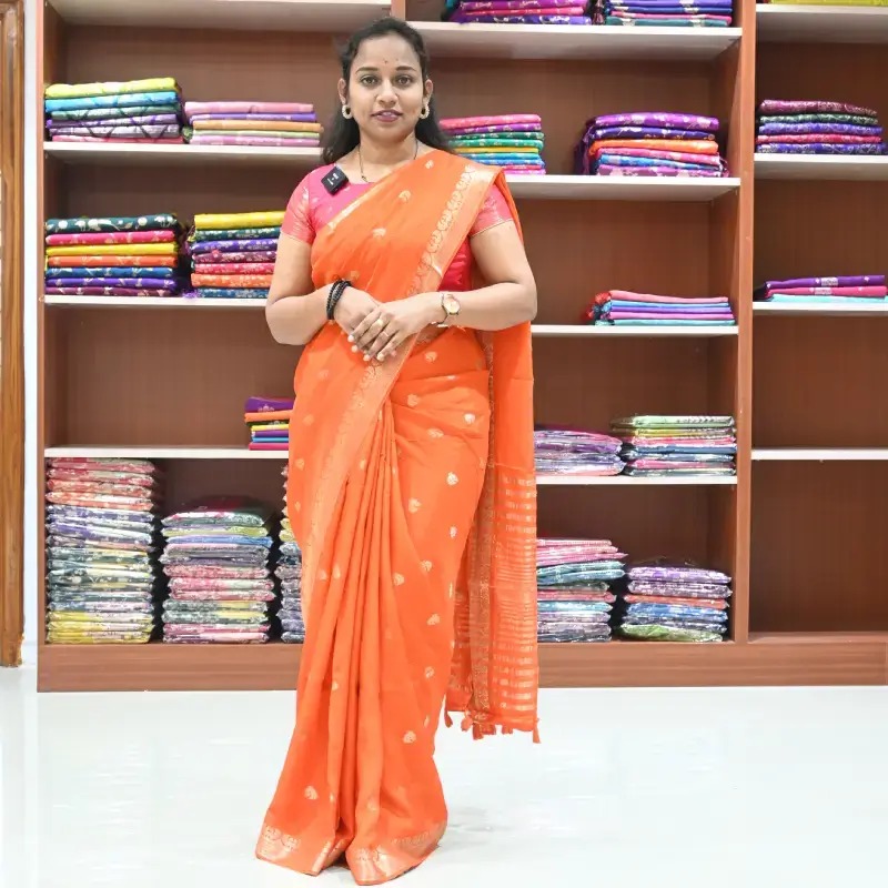 Chinon Crape Sarees - SSPUO
