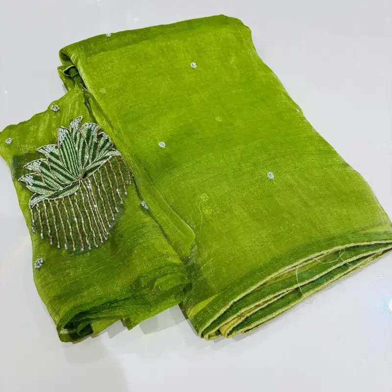 Organza Soft Tissue  Sarees - SSTSU1