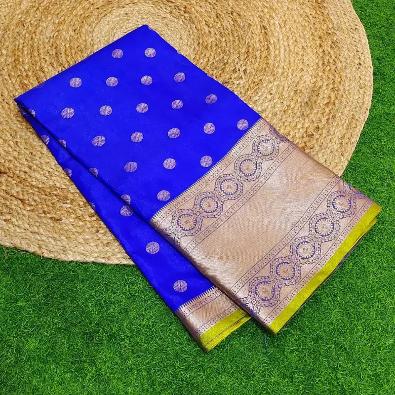 Premium Semi Kanchi Pattu Sarees-BRIGHT06