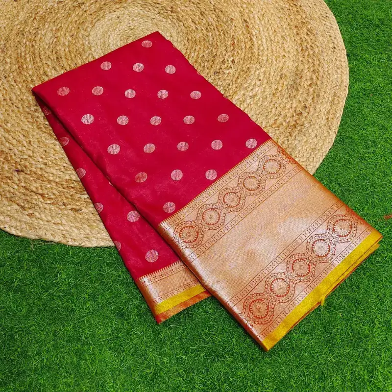 Premium Semi Kanchi Pattu Sarees-BRIGHT08