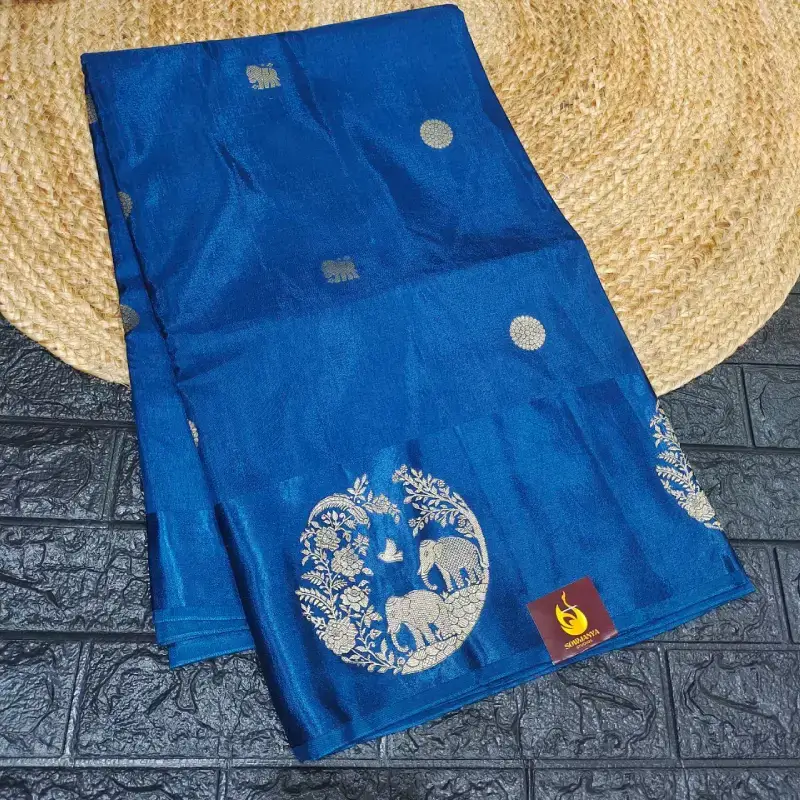 Pure Banarasi Silk Sarees - SSBPO1