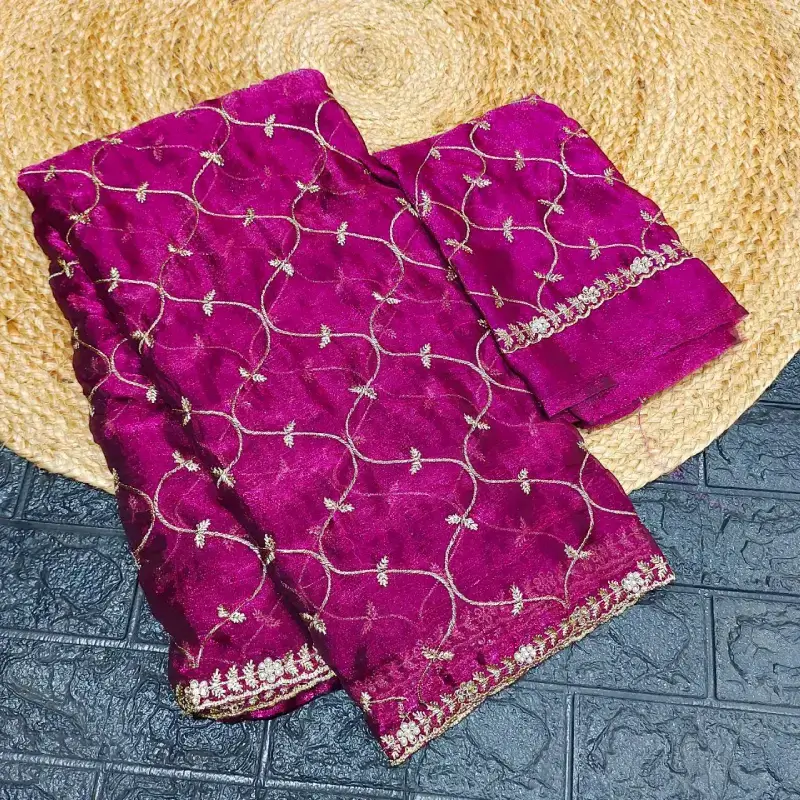 Premium Space Silk With Zari Work Sarees-SSPZW01