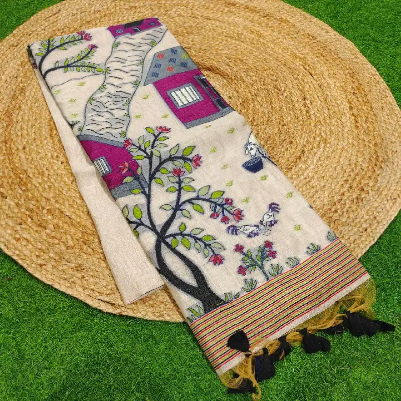 Premium Designer Jamdhani Sarees-SSDAC01