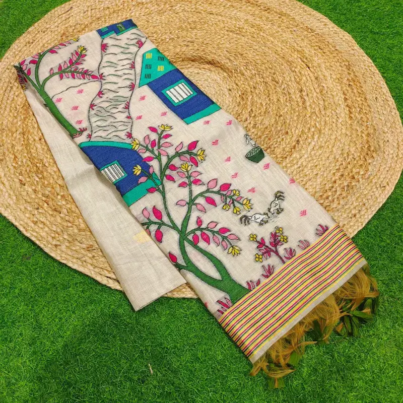 Premium Designer Jamdhani Sarees-SSDAC02