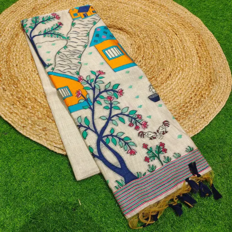 Premium Designer Jamdhani Sarees-SSDAC04