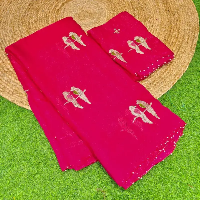 Designer Work Sarees -SSDPP5(pink Shade)