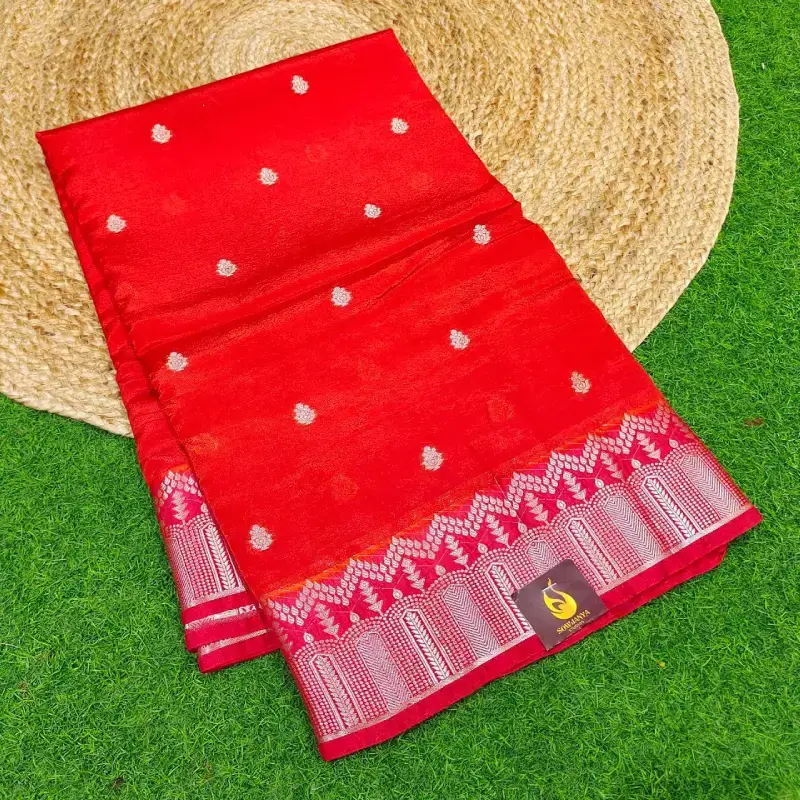 Banaras Green Mango Sarees-SSMZ10