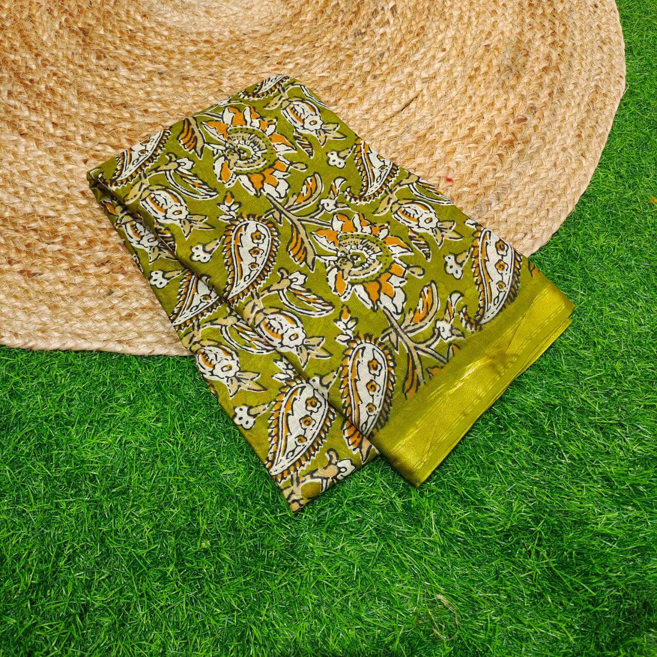 Premium Soft Cotton Sarees With Zari Border-SSCTN01