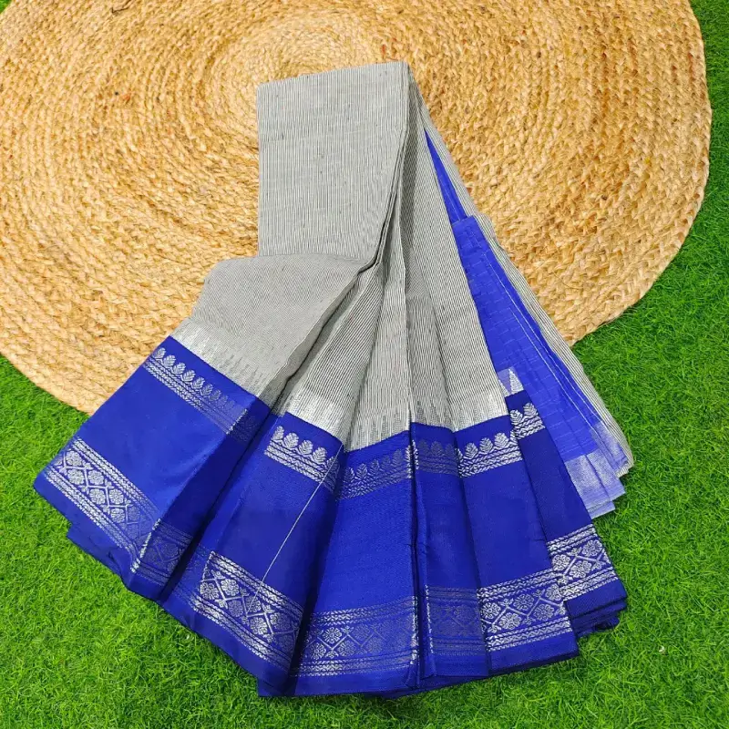 Premium Seiko Gadwal Cotton Sarees-ROYAL18