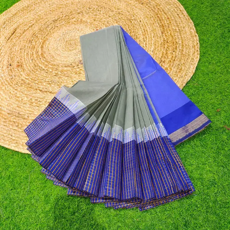 Premium Seiko Gadwal Cotton Sarees-ROYAL49