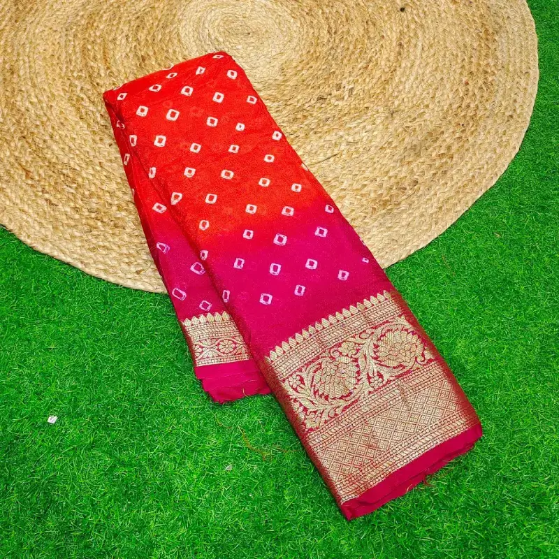 ORIGINAL BANDINI Kanchi Border Sarees -CANDY3