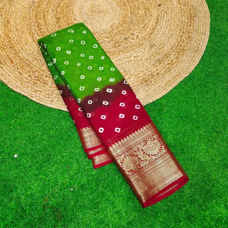 ORIGINAL BANDINI Kanchi Border Sarees -CANDY2