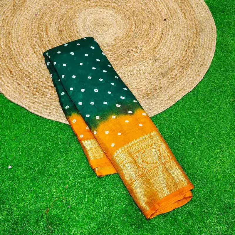 ORIGINAL BANDINI Kanchi Border Sarees -CANDY4