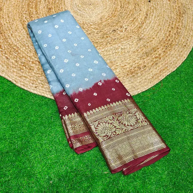 ORIGINAL BANDINI Kanchi Border Sarees -CANDY5