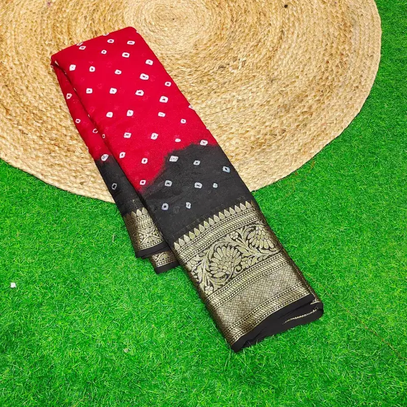 ORIGINAL BANDINI Kanchi Border Sarees -CANDY6