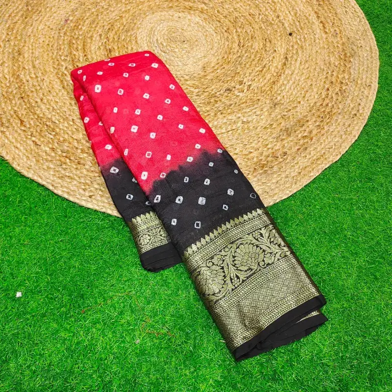 ORIGINAL BANDINI Kanchi Border Sarees -CANDY7