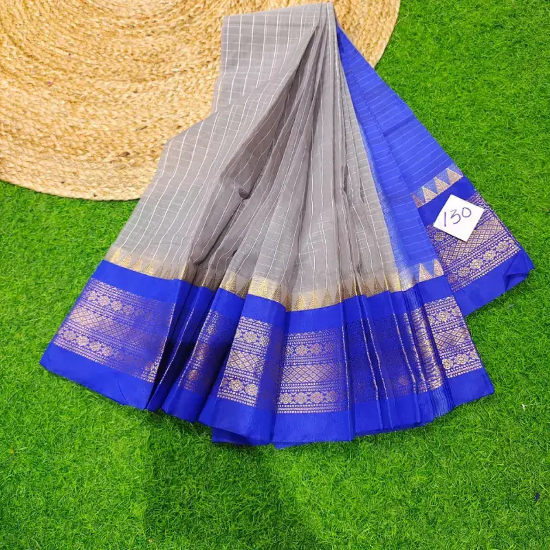 Premium Seiko Gadwal Cotton Sarees - ROYAL130