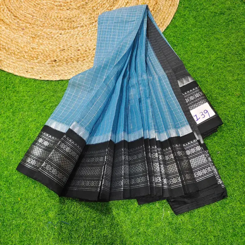 Premium Seiko Gadwal Cotton Sarees - ROYAL139